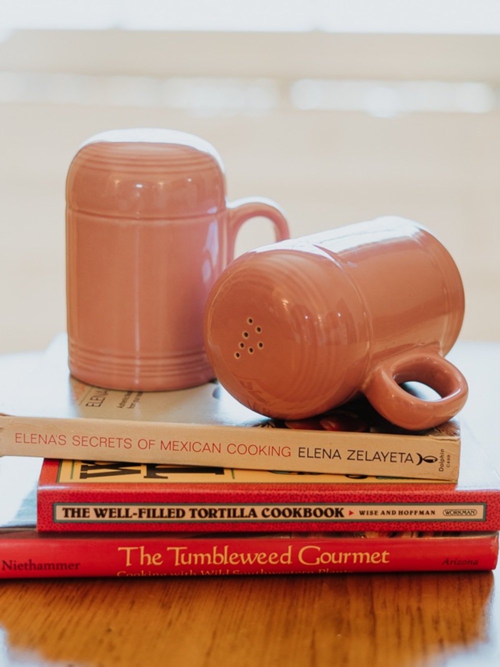 Fiestaware Pink Salt and Pepper Shakers
